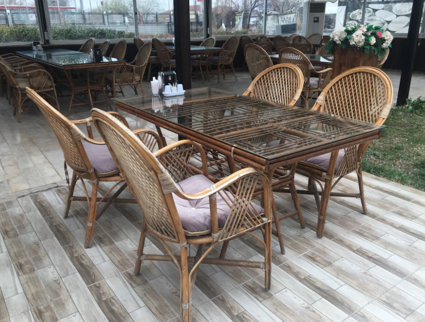 2.El Bambu Sandalye Ve Masa Takımı