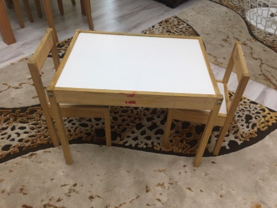 2.el ikea latt masa sandalye