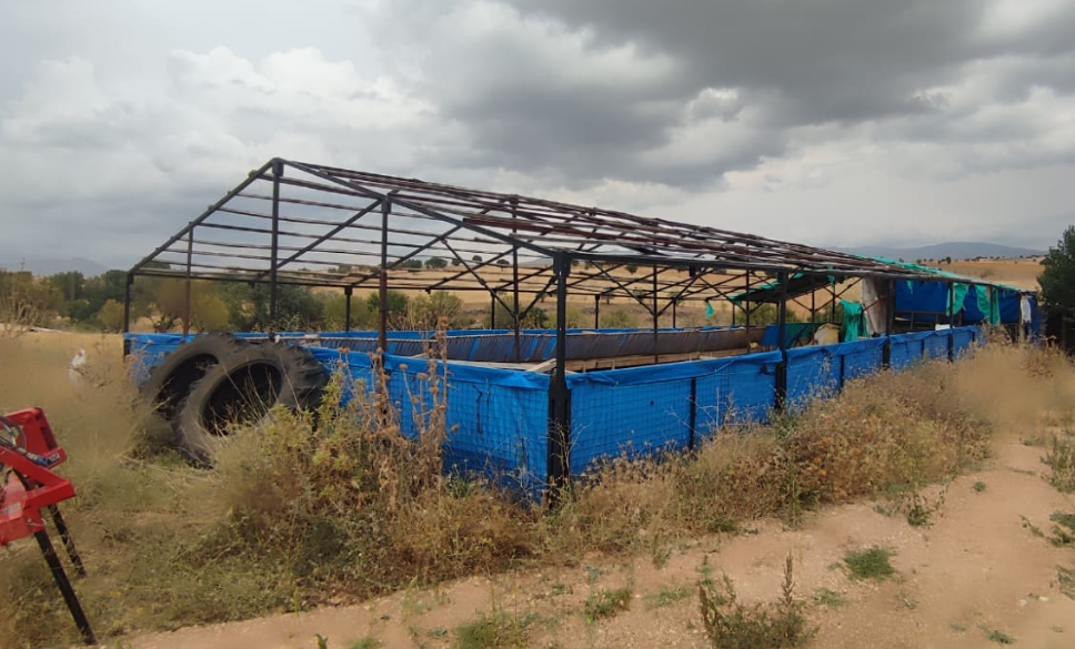 ÇIKMA HAYVAN ÇADIRI DEMİR İSKELETİ