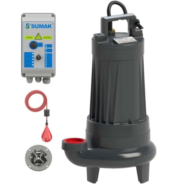 Sumak SBRT503-P Parçalayıcı Bıçaklı Foseptik Dalgıç Pompa