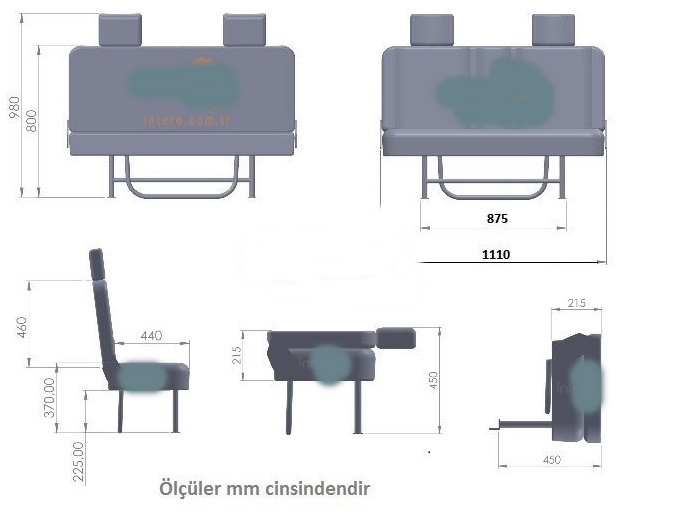 İkinci El Citroen Berlingo Bagaj Koltuk Koltuğu