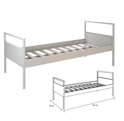 tek katlı metal ranza